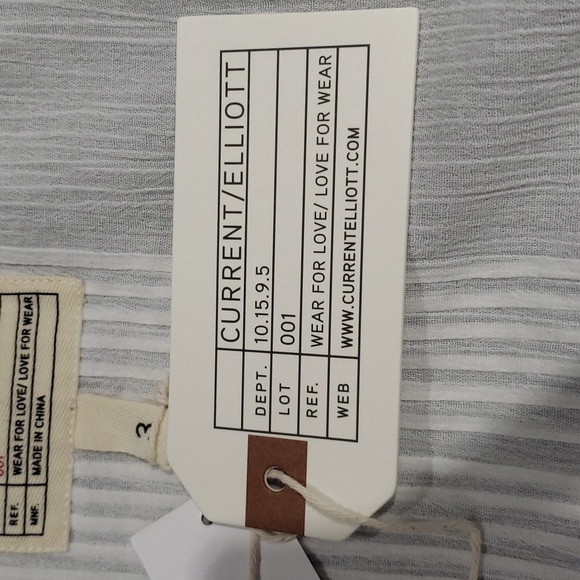 NWT Current/Elliott StarWhite Cotton Lace Tiered Tank Top Sz 3 (approx US 8) - Picture 8 of 15